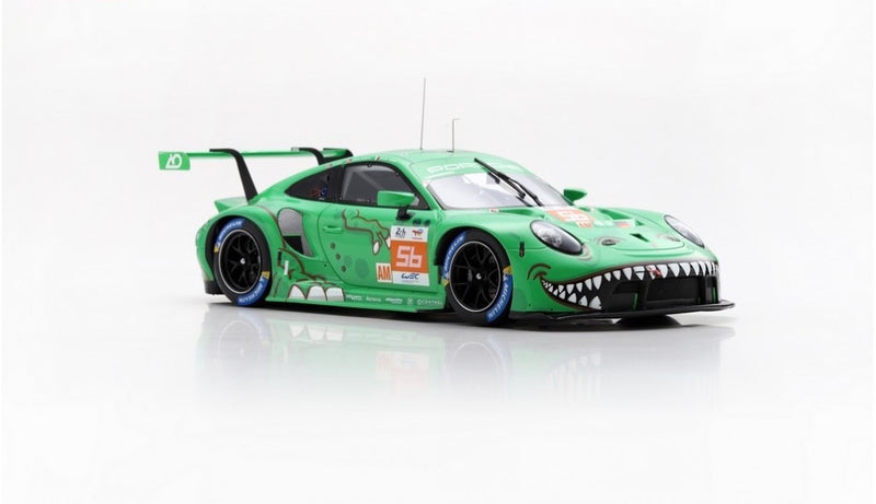 Laad de afbeelding in de Gallery-viewer, Porsche 911 RSR - 19 Nr.56 PROJECT 1 - LE MANS 24H 2023 PJ HYETT - G. JEANNETTE - M. CAIROLI SPARK 1:12
