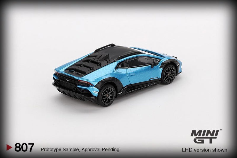 Chargez l&#39;image dans la visionneuse de la galerie, Lamborghini HURACÁN STERRATO BLEU 2024 (LHD) MINI GT 1:64
