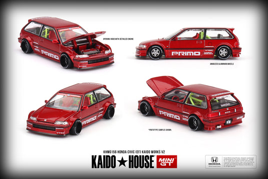 Honda CIVIC (EF) KAIDO WORKS V2 1987 MINI GT 1:64