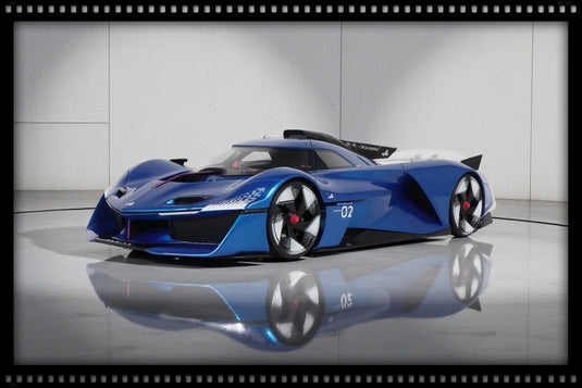 Renault ALPINE ALPENGLOW HY6 BLEU MIROIR 2024 OTTOmobile 1:18