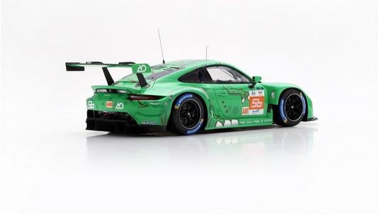 Porsche 911 RSR - 19 Nr.56 PROJECT 1 - LE MANS 24H 2023 PJ HYETT - G. JEANNETTE - M. CAIROLI SPARK 1:12