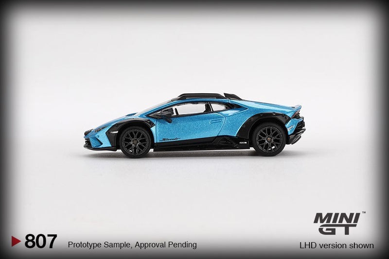 Chargez l&#39;image dans la visionneuse de la galerie, Lamborghini HURACÁN STERRATO BLEU 2024 (LHD) MINI GT 1:64
