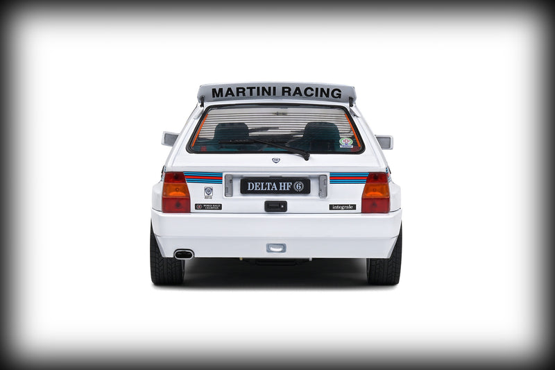Laad de afbeelding in de Gallery-viewer, Lancia DELTA HF INTEGRALE EVO 1 MARTINI 6 WIT 1992 SOLIDO 1:18

