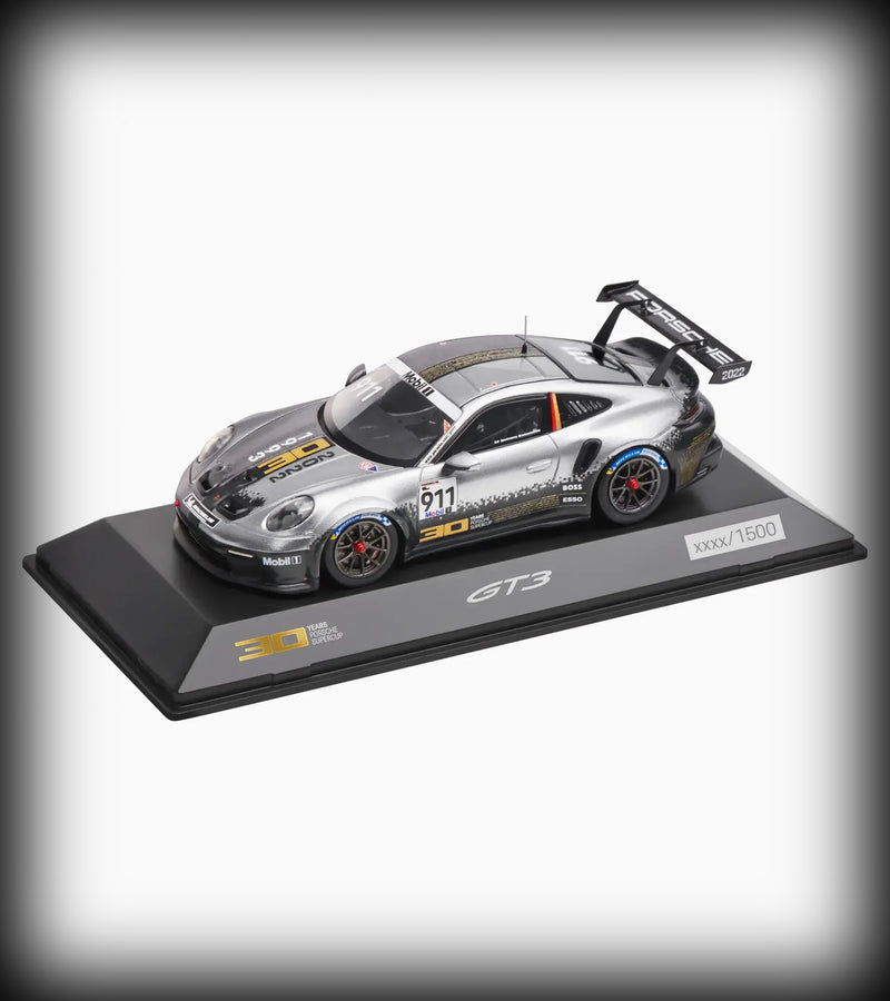 Load image into Gallery viewer, Porsche 911 GT3 Cup 30Y Supercup (Black/Grey/Gold) - LIMITED EDITION 1500 pieces - PORSCHE DEALERMODEL 1:43
