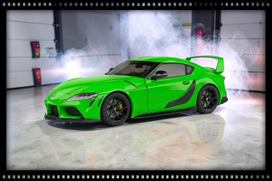 TOYOTA GR SUPRA SOLIDO WORKS WASABI CUSTOM GREEN 2023 SOLIDO 1:18