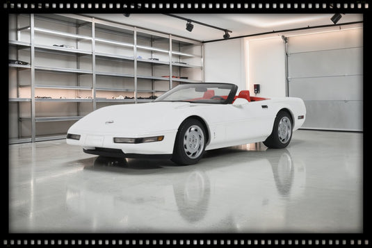 CHEVROLET CORVETTE C4 CONVERTIBLE ARCTIC WHITE 1995 GT SPIRIT 1:18