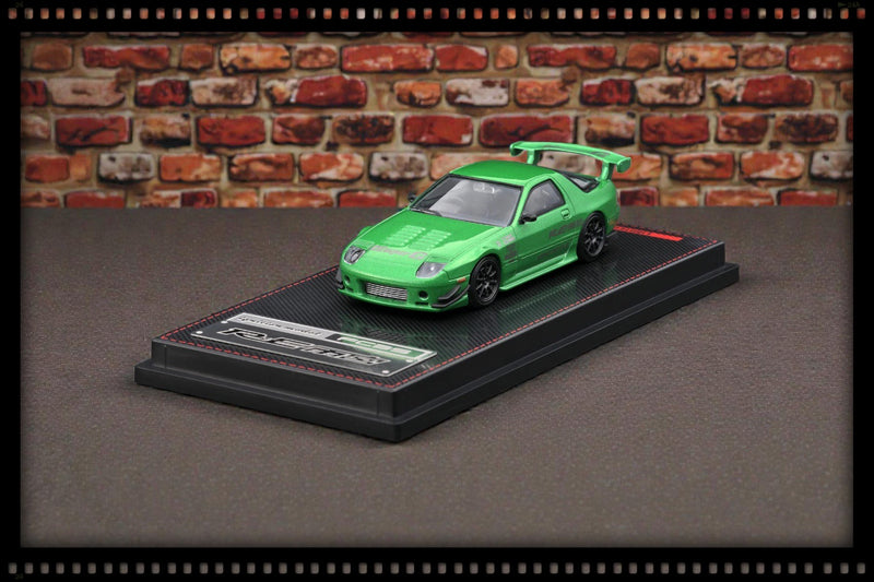 Chargez l'image dans la visionneuse de la galerie, Mazda RX-7 (FC3S) ROUGE Amemiya VERT IGNITION MODEL 1:64
