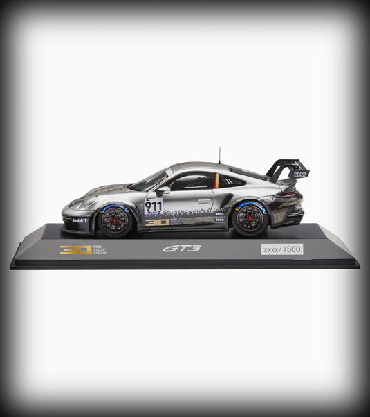 Porsche 911 GT3 Cup 30Y Supercup (Black/Grey/Gold) - LIMITED EDITION 1500 pieces - PORSCHE DEALERMODEL 1:43