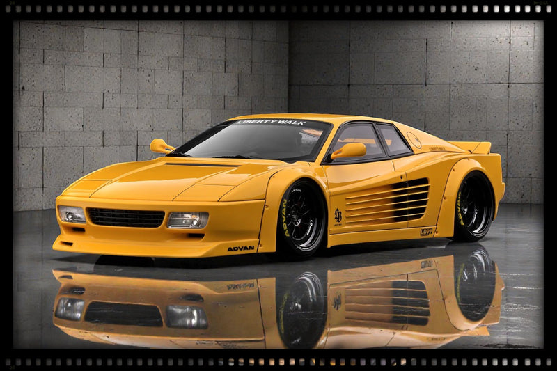 Load image into Gallery viewer, Ferrari LB-WORKS 512 YELLOW IGNITION MODEL 1:18
