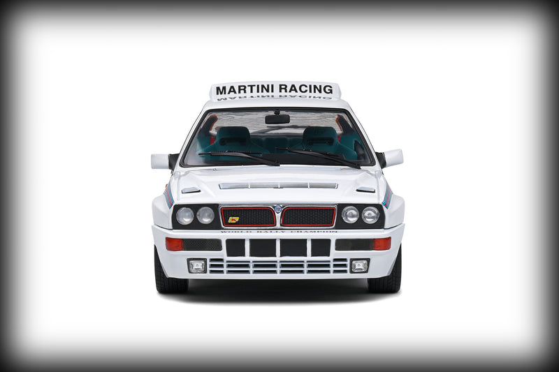 Load image into Gallery viewer, Lancia DELTA HF INTEGRALE EVO 1 MARTINI 6 WHITE 1992 SOLIDO 1:18
