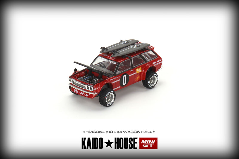 Load image into Gallery viewer, Datsun 510 Wagon GT Surf Safari RS V2 Kaido House MINI GT 1:64
