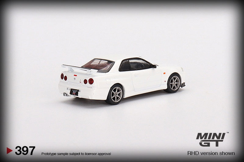 Chargez l&#39;image dans la visionneuse de la galerie, Nissan Skyline GT-R (R34) V-Spec N1 (RHD) MINI GT 1:64
