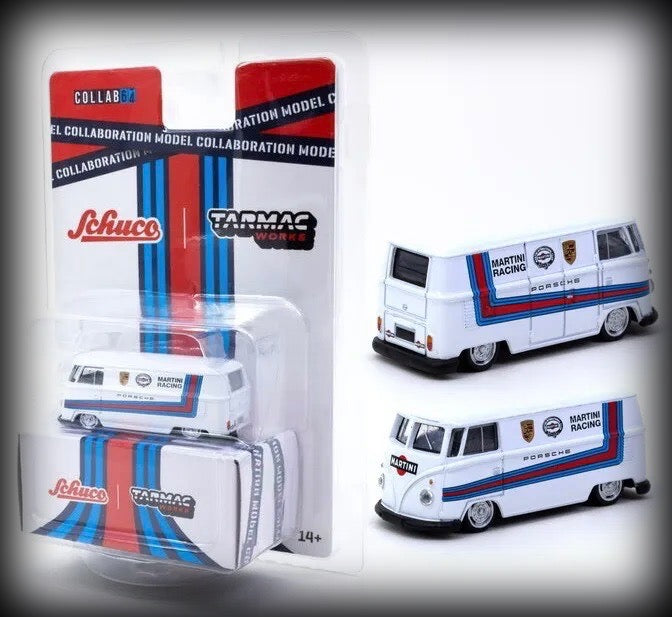 Chargez l&#39;image dans la visionneuse de la galerie, Volkswagen T1 Panel Van (Martini Racing) TARMAC WORKS 1:64
