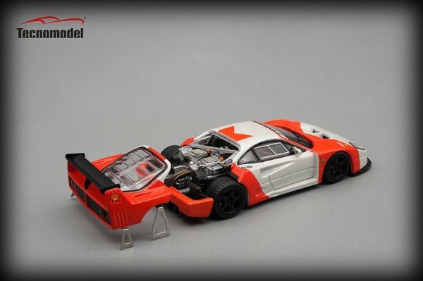 Load image into Gallery viewer, Ferrari F40 LM PRESS VERSION 1996 White/Red TECNOMODEL 1:64
