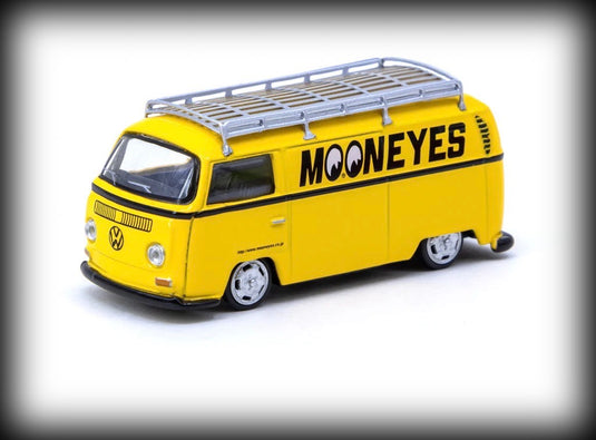 Volkswagen Type II (T2) Panel Van (Mooneyes) with Roof Rack TARMAC WORKS 1:64