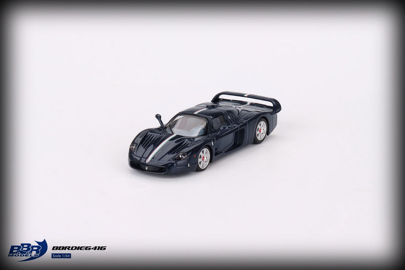 Laad de afbeelding in de Gallery-viewer, Maserati MC12 STRADALE BLAUW 2008 BBR Models 1:64
