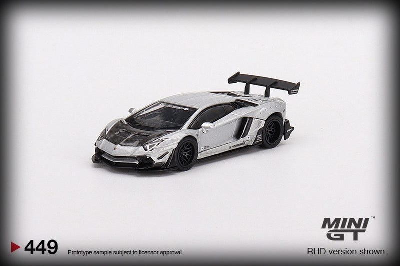 Laad de afbeelding in de Gallery-viewer, Lamborghini AVENTADOR Limited Edition LB Works (RHD) MINI GT 1:64
