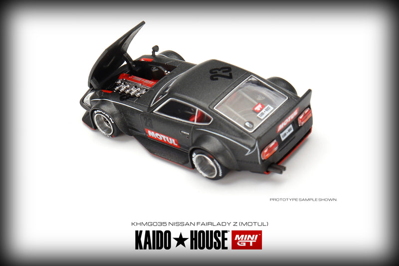 Load image into Gallery viewer, Datsun Fairlady Z Motul Z V1 MINI GT 1:64
