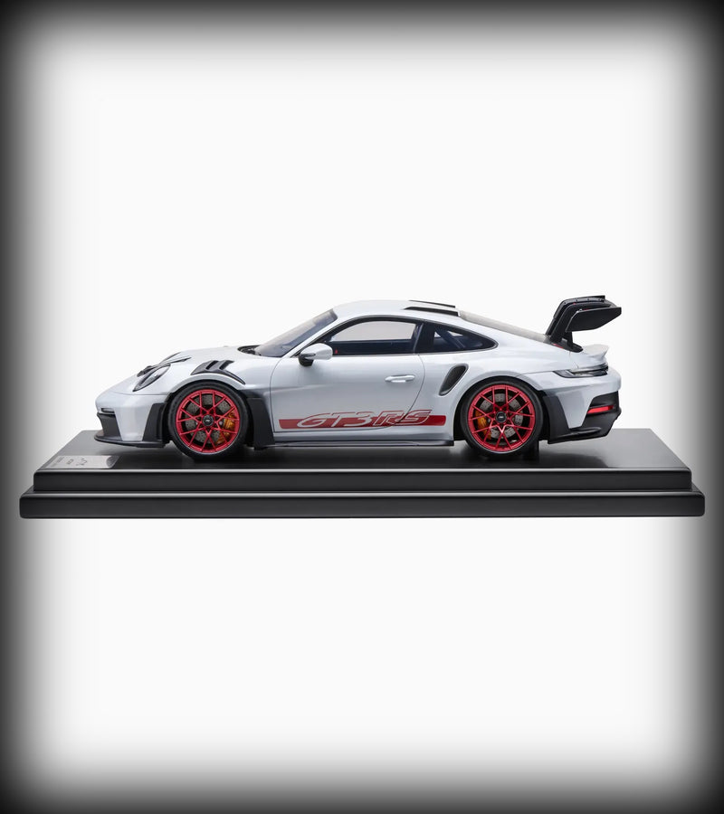 Laad de afbeelding in de Gallery-viewer, Porsche 911 GT3 RS (992) - LIMITED EDITION 300 stuks - PORSCHE DEALERMODEL 1:12
