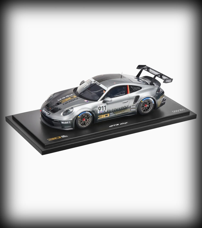 Load image into Gallery viewer, Porsche 911 GT3 CUP #911 30Y SUPERCUP - LIMITED EDITION 300 pieces - PORSCHE DEALERMODEL 1:18
