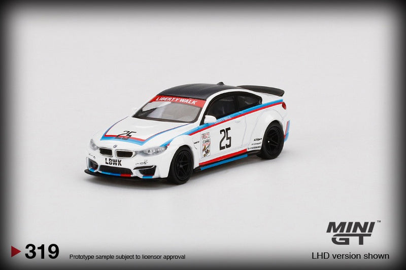 Laad de afbeelding in de Gallery-viewer, Bmw M4 IMSA LB Works (LHD) MINI GT 1:64
