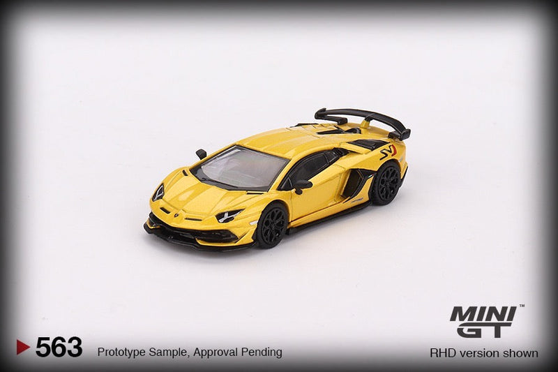 Laad de afbeelding in de Gallery-viewer, Lamborghini Aventador SVJ (RHD) MINI GT 1:64
