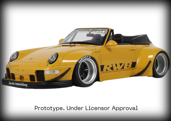 Porsche RWB Bodykit Nohra Yellow 2023 GT SPIRIT 1:18
