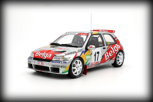 Renault CLIO MAXI KIT CAR WHITE B. MUNSTER YPRES RALLYE 1995 (LIMITED EDITION 2500 pieces) OTTOmobile 1:18