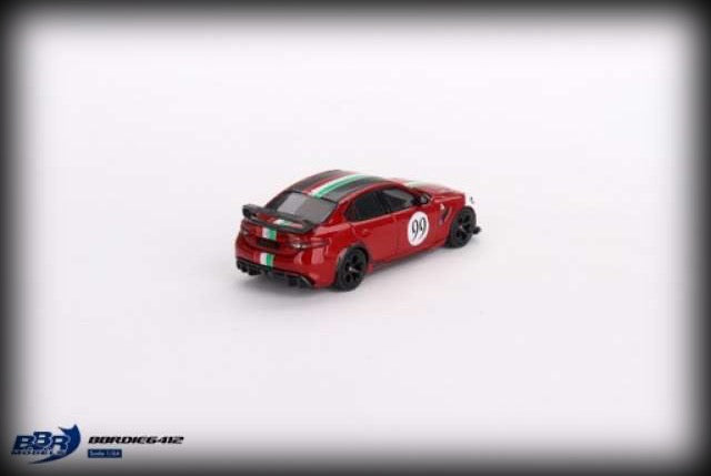 Load image into Gallery viewer, Alfa Romeo Giulia GTAm Rosso GTA #99 BBR Models 1:64

