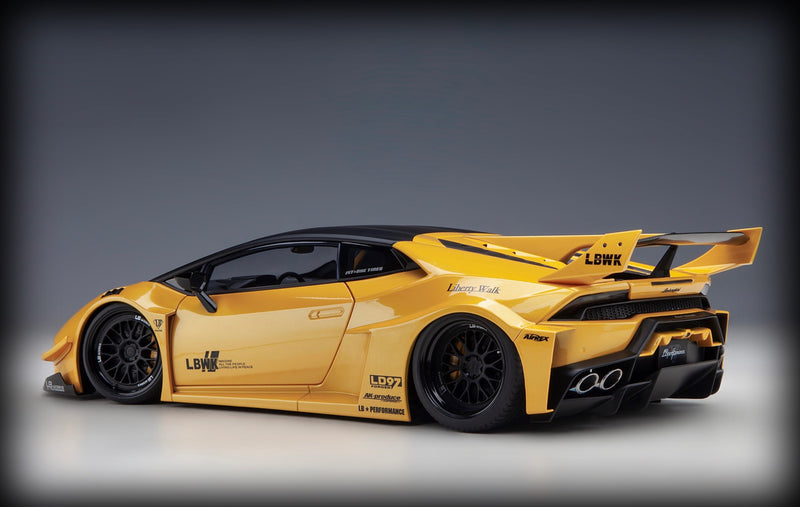 Laad de afbeelding in de Gallery-viewer, Lamborghini HURACAN GT LIBERTY WALK LB SILHOUETTE WORKS AUTOart 1:18
