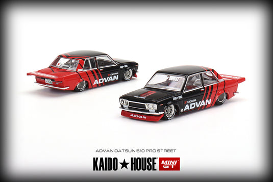 Datsun 510 Pro Street *Advan* Kaido House MINI GT 1:64