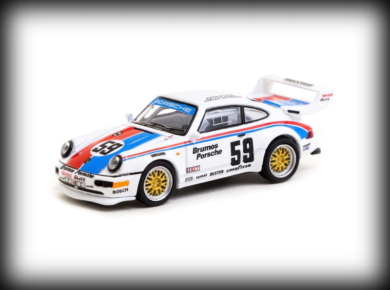 Load image into Gallery viewer, Porsche 911 Turbo S 1993 LM GT Nr.59 12H Sebring TARMAC WORKS 1:64
