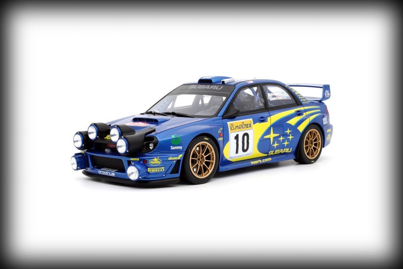 Laad de afbeelding in de Gallery-viewer, Subaru IMPREZA WRC RALLYE MONTE CARLO 2002 OTTOmobile 1:18
