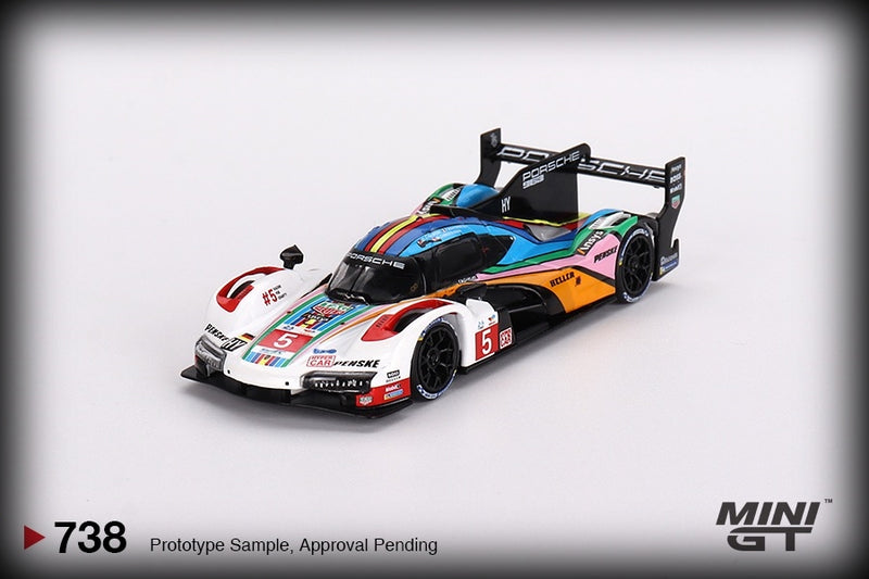 Load image into Gallery viewer, WORLDWIDE LIMITED EDITION OF 3000PCS SET OF 3 PORSCHE 963 PENSKE MOTORSPORT #5 / #6 / #75 24H LE MANS 2023 MINI GT 1:64
