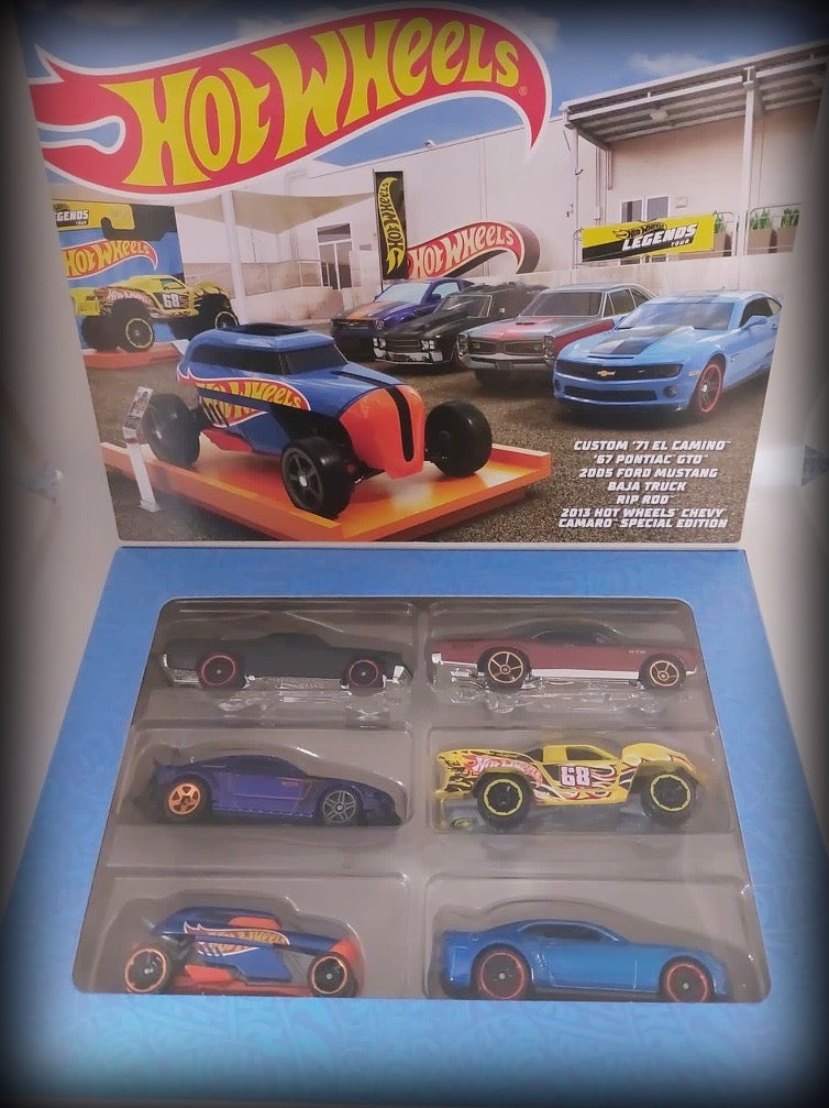 Laad de afbeelding in de Gallery-viewer, Legend Themed 6-pack HOT WHEELS 1:64
