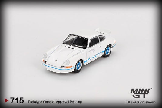 Porsche 911 (901) PORSCHE 911 CARRERA RS 2.7 GRAND PRIX BLANC/BLEUE 1974 (LHD) MINI GT 1:64 