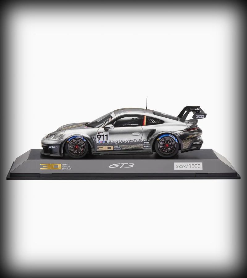 Chargez l&#39;image dans la visionneuse de la galerie, Porsche 911 GT3 CUP #911 30Y SUPERCUP - ÉDITION LIMITÉE 1500 pièces - PORSCHE DEALERMODEL 1:43
