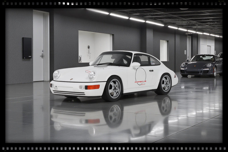 Load image into Gallery viewer, Porsche 911 [964] CARRERA CUP USA EDITION WHITE 1992 GT SPIRIT 1:18
