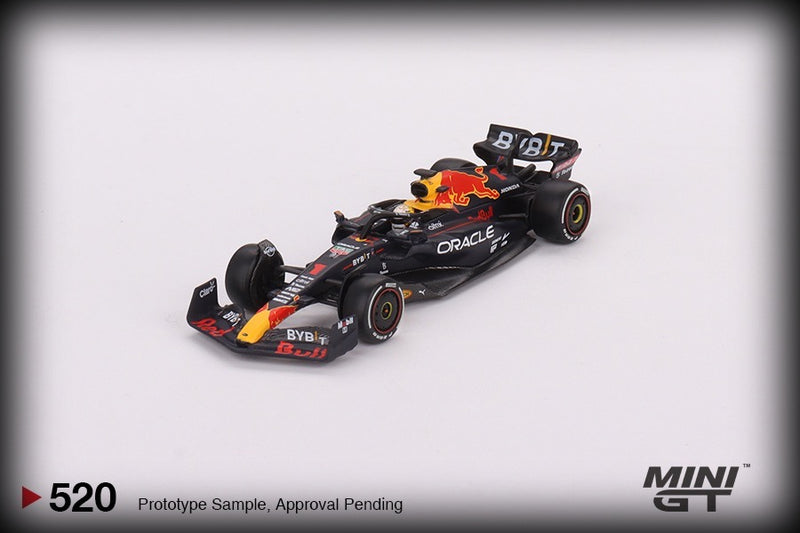 Load image into Gallery viewer, Oracle Red Bull Racing RB18 #1 Max Verstappen Winner Abu Dhabi Grand Prix 2022 MINI GT 1:64
