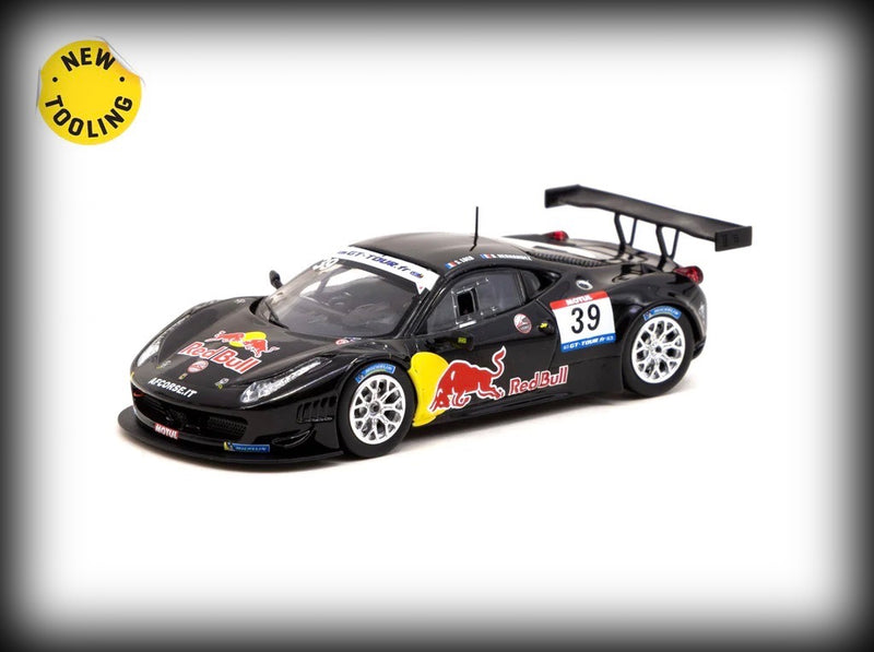 Load image into Gallery viewer, Ferrari 458 Italia GT3 #39 S. Loeb/B.Hernandez GT Tour 2011 TARMAC WORKS 1:64
