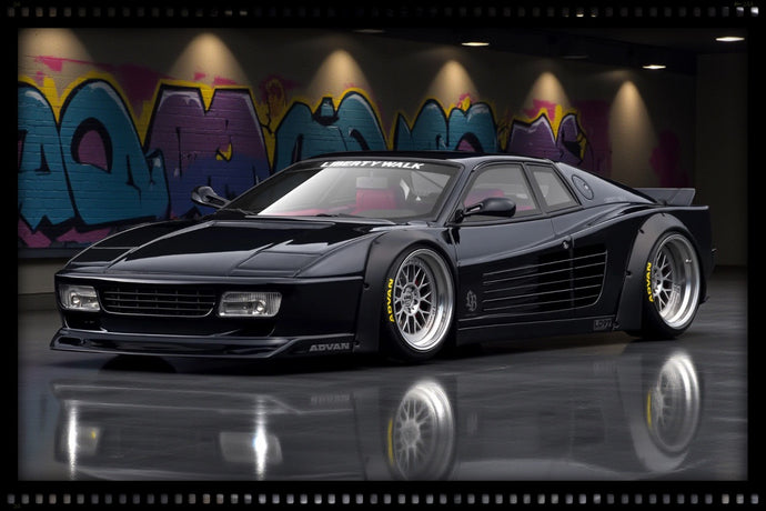 Ferrari LB-WORKS 512 BLACK IGNITION MODEL 1:18