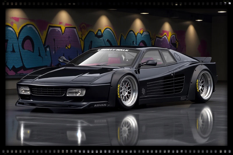 Load image into Gallery viewer, Ferrari LB-WORKS 512 BLACK IGNITION MODEL 1:18

