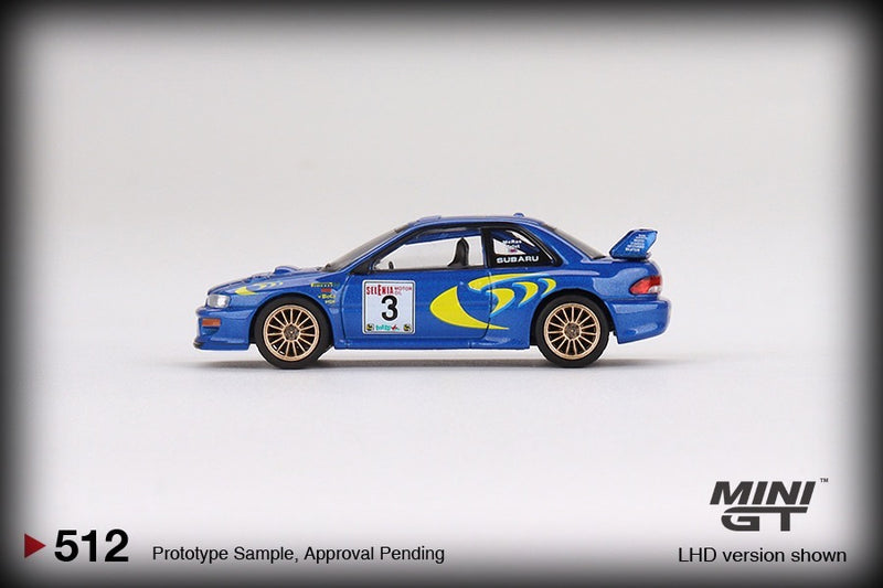 Load image into Gallery viewer, Subaru Impreza WRC97 #3 Winner Rally Sanremo 1997 (LHD) MINI GT 1:64
