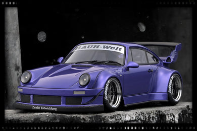 Porsche RWB 930 Violet IGNITION MODEL 1:18