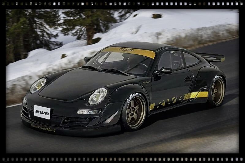 Load image into Gallery viewer, Porsche RWB 997 BLACK IGNITION MODEL 1:18
