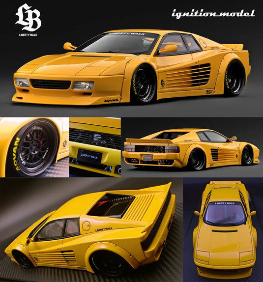 Ferrari LB-WORKS 512 GEEL IGNITION MODEL 1:18