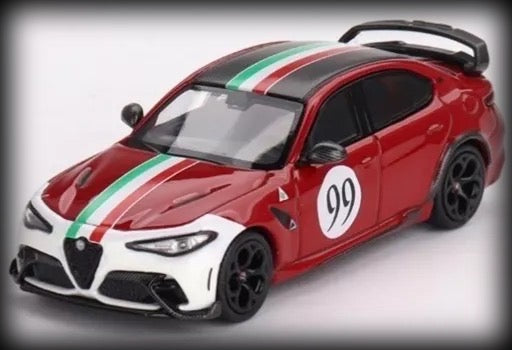 Load image into Gallery viewer, Alfa Romeo Giulia GTAm Rosso GTA #99 BBR Models 1:64
