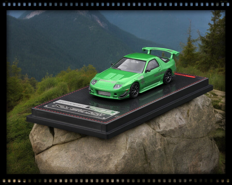 Load image into Gallery viewer, Mazda RX-7 (FC3S) RED Amemiya GREEN IGNITION MODEL 1:64
