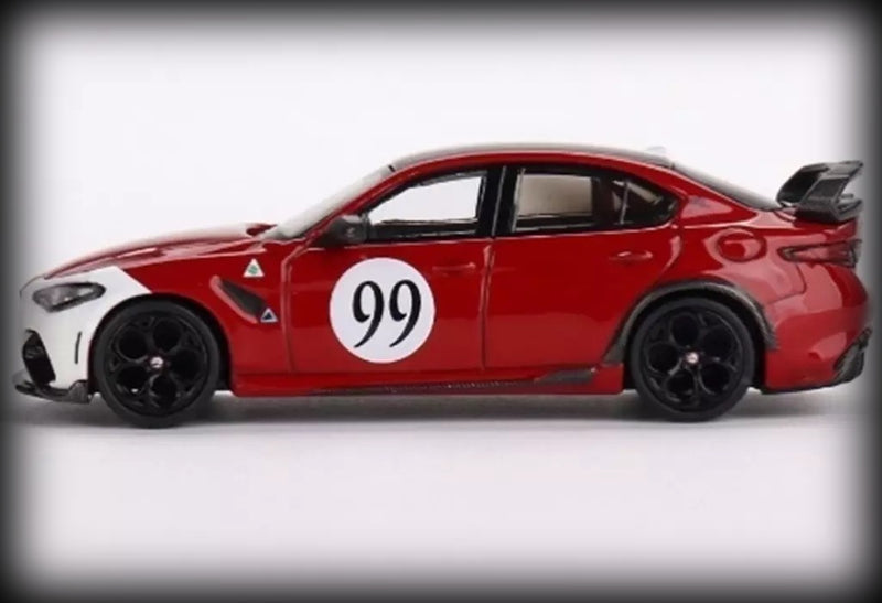 Load image into Gallery viewer, Alfa Romeo Giulia GTAm Rosso GTA #99 BBR Models 1:64
