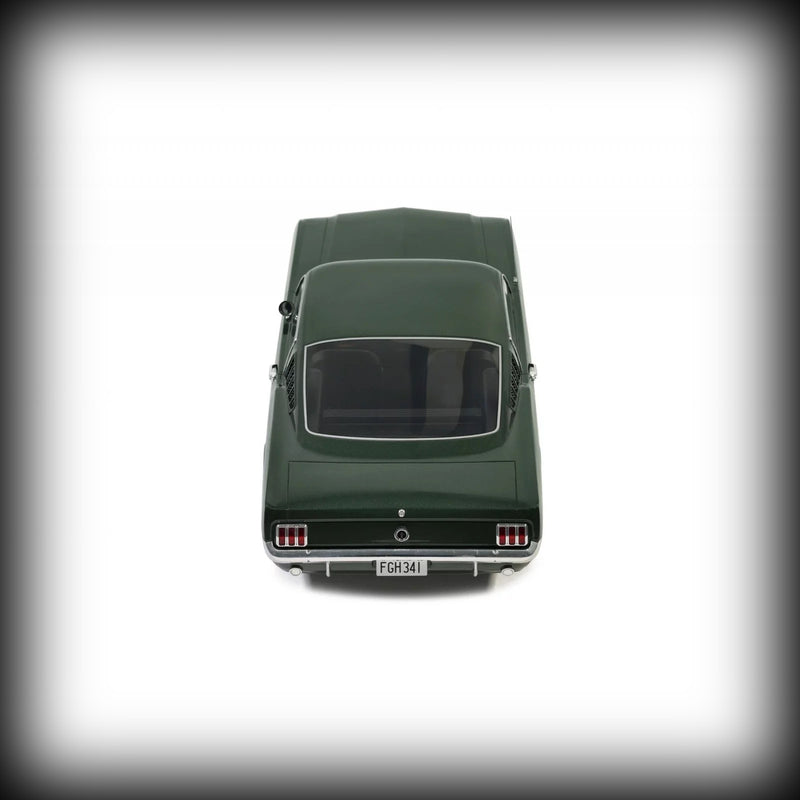 Chargez l&#39;image dans la visionneuse de la galerie, Ford MUSTANG FASTBACK IVY VERT POLY M1879 1965 OTTOmobile 1:12
